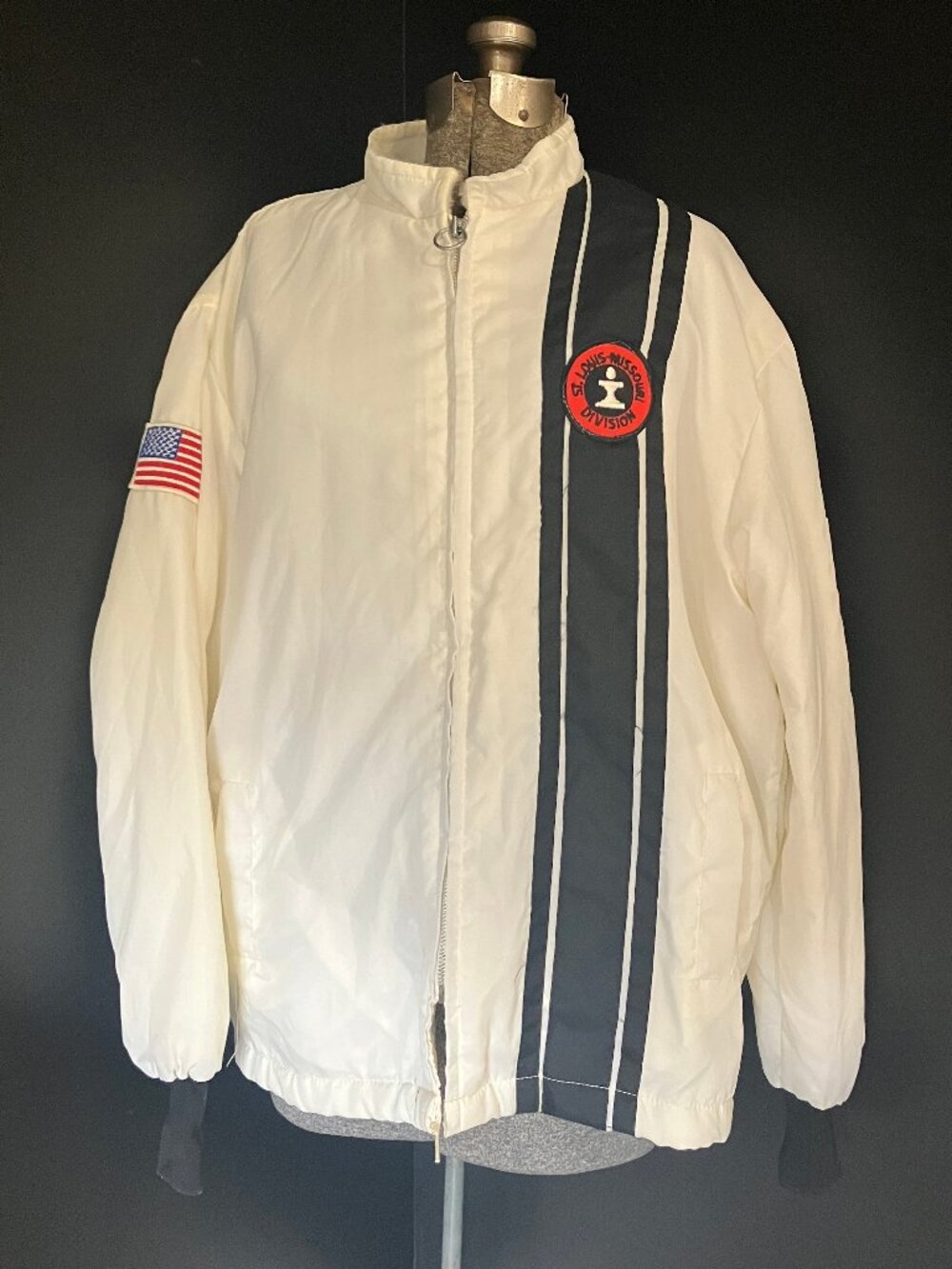 Vintage St. Louis, Missouri Division Illinois Central Railroad Jacket 1980s